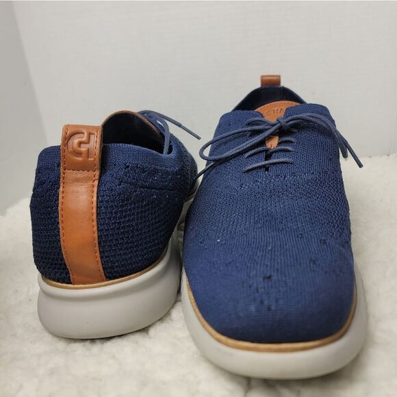 Cole Haan 2.Zerogrand Mens Oxford Shoes Size 15 Navy Stitchlite Wingtip C27562 main image 7